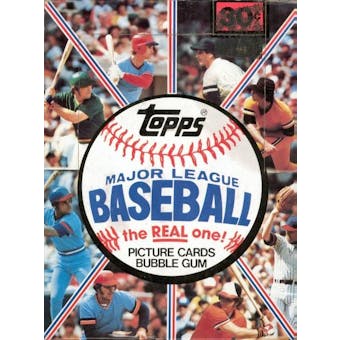 1981 Topps Baseball Wax Box