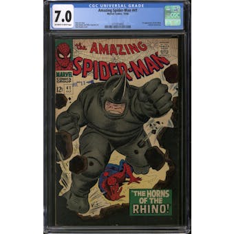 Amazing Spider-Man #41 CGC 7.0 (OW-W) *3710314005*
