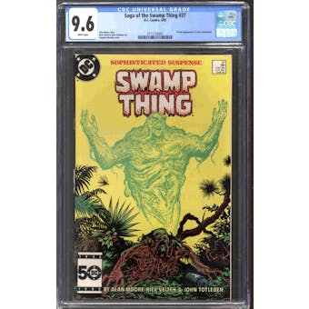 Swamp Thing #37 CGC 9.6 (W) *3711133001*