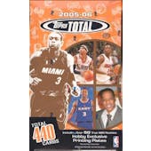 2005/06 Topps Total Basketball Hobby Box