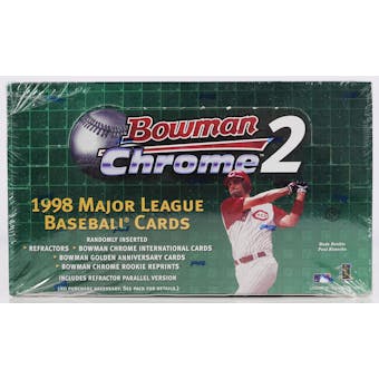 1998 Bowman Chrome Series 2 Baseball Hobby Box