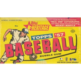 2006 Topps Heritage Baseball Hobby Box