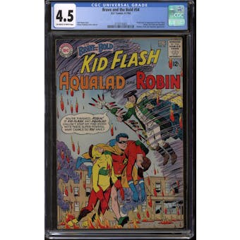 Brave and the Bold #54 CGC 4.5 (OW-W) *3718715003*