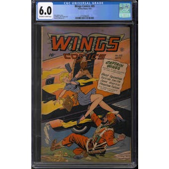 Wings Comics #85 CGC 6.0 (OW-W) *3718786005*