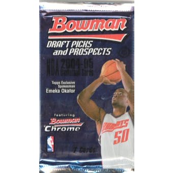 2004/05 Bowman Draft Picks And Prospects Basketball Hobby Pack
