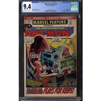 Marvel Feature #5 CGC 9.4 (OW-W) *3721251004*