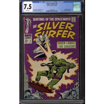 Silver Surfer #2 CGC 7.5 (W) *3724048003*