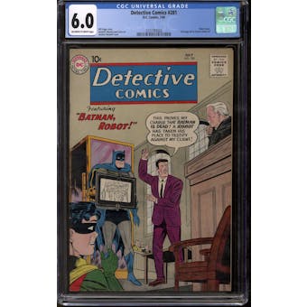 Detective Comics #281 CGC 6.0 (OW-W) *3727787020*