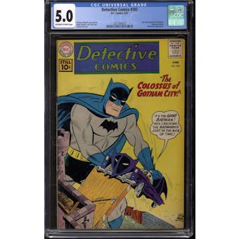 Detective Comics #292 CGC 5.0 (OW-W) *3727787023*
