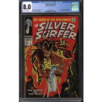 Silver Surfer #3 CGC 8.0 (OW) *3728638002*