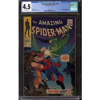 Amazing Spider-Man #49 CGC 4.5 (OW) *3728640003*