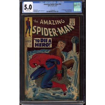 Amazing Spider-Man #52 CGC 5.0 (OW) *3728640004*