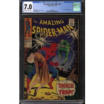 Amazing Spider-Man #54 CGC 7.0 (OW-W) *3728640006*