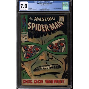 Amazing Spider-Man #55 CGC 7.0 (OW) *3728640007*
