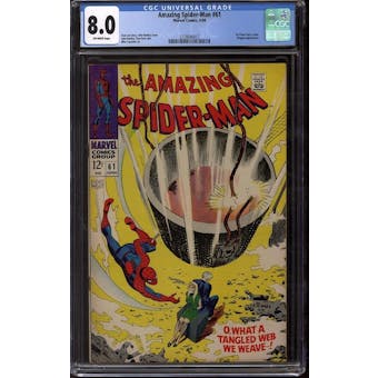 Amazing Spider-Man #61 CGC 8.0 (OW) *3728640012*