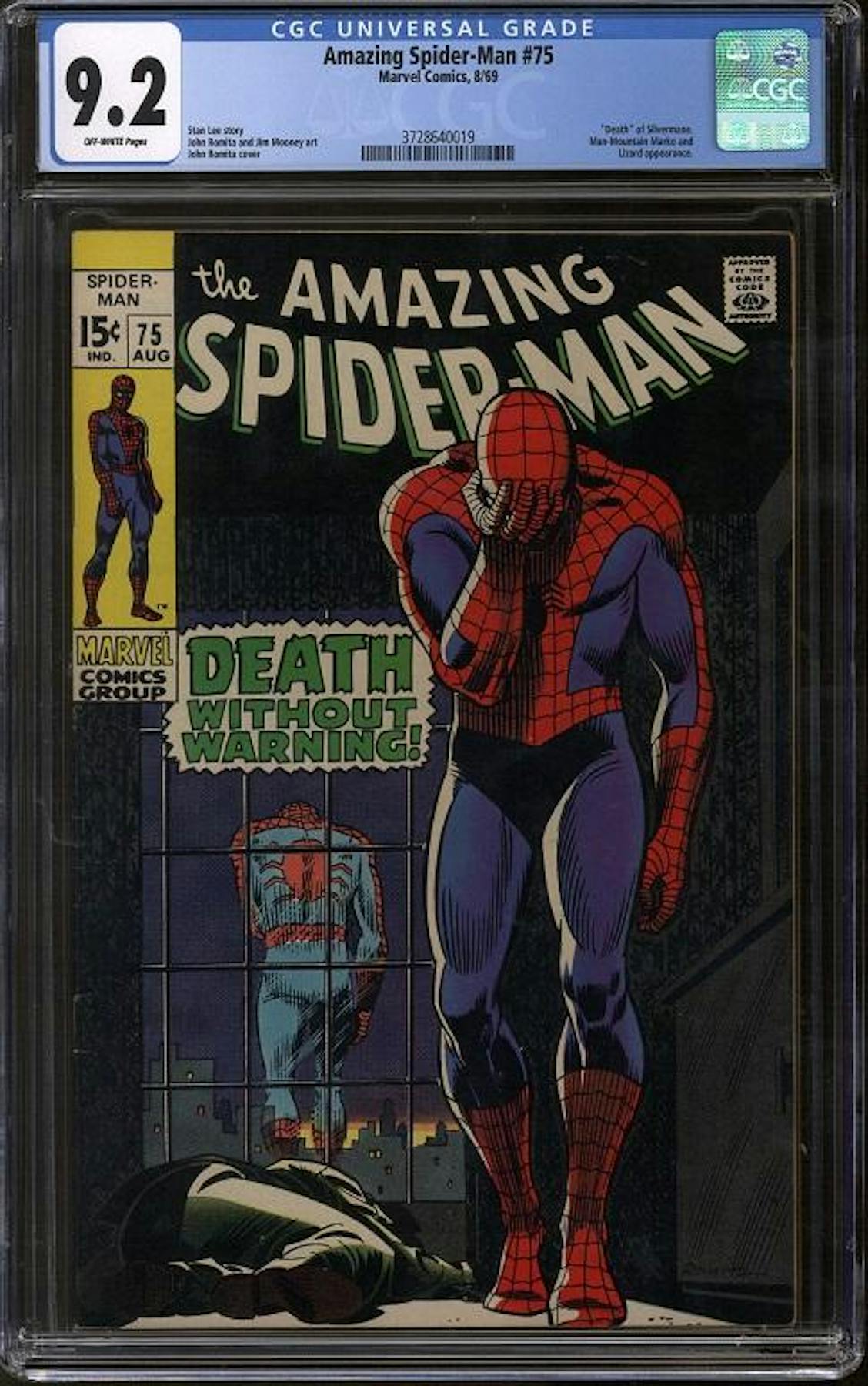 The Amazing Spider-Man #75 - Death Without Warning! - SOLD 
