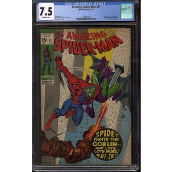 Amazing Spider-Man #97 CGC 7.5 (OW) *3728641004*