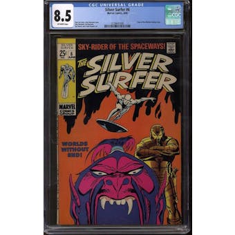 Silver Surfer #6 CGC 8.5 (OW) *3728641008*