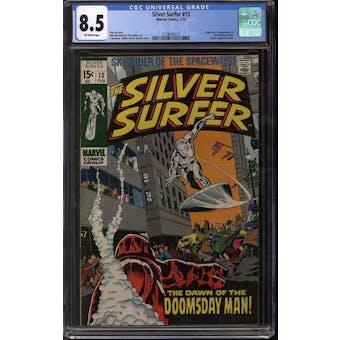 Silver Surfer #13 CGC 8.5 (OW) *3728641013*