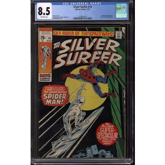 Silver Surfer #14 CGC 8.5 (OW) *3728641014*
