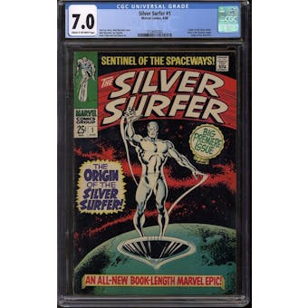 Silver Surfer #1 CGC 7.0 (C-OW) *3728642002*