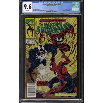 Amazing Spider-Man #362 CGC 9.6 (W) *3734078018*