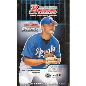 2006 Bowman Baseball Jumbo Box