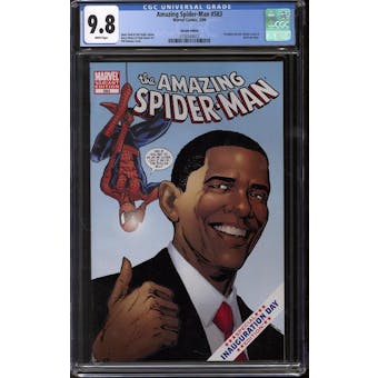 Amazing Spider-Man #583 CGC 9.8 (W) President Obama Variant *3736549012*