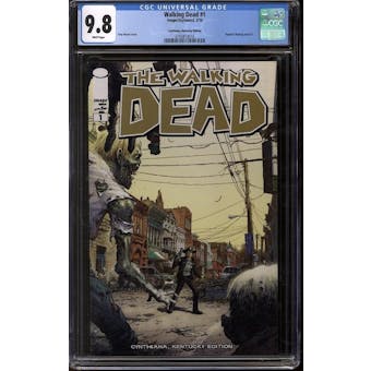Walking Dead #1 CGC 9.8 (W) Cynthiana Kentucky Edition *3745813016*