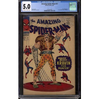 Amazing Spider-Man #47 CGC 5.0 (OW-W) *3750347001*