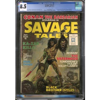 Savage Tales #1 CGC 8.5 (W) *3751211001*