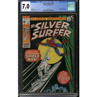 Silver Surfer #14 CGC 7.0 (W) *3751215021*
