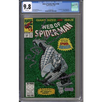 Web of Spider-Man #100 CGC 9.8 (W) *3756007001*