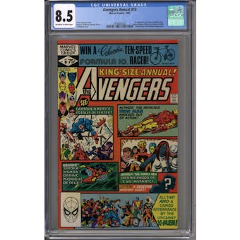 Avengers Annual #10 CGC 8.5 (OW-W) *3756007002*