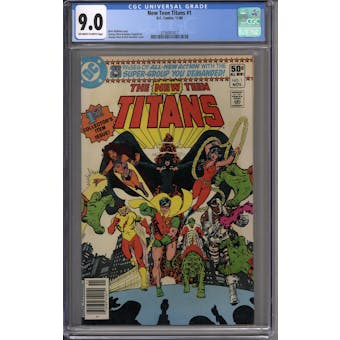 New Teen Titans #1 CGC 9.0 (OW-W) *3756007017*