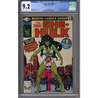 Savage She-Hulk #1 CGC 9.2 (OW-W) *3756007020*