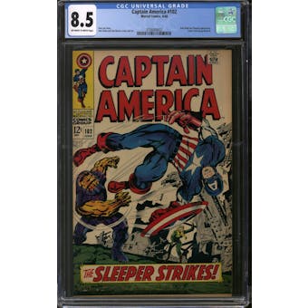 Captain America #102 CGC 8.5 (OW-W) *3756009002*