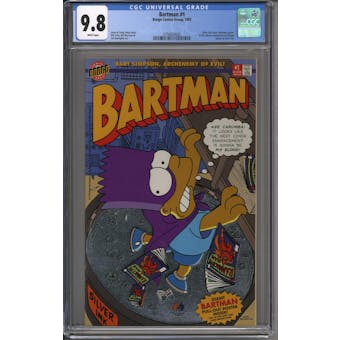 Bartman #1 CGC 9.8 (W) *3756020002*