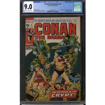 Conan the Barbarian #8 CGC 9.0 (OW-W) *3756058014*