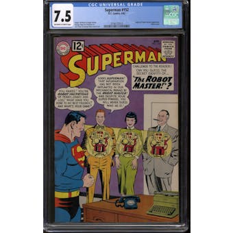 Superman #152 CGC 7.5 (OW-W) *3756172013*