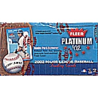 2002 Fleer Platinum Baseball Jumbo Box