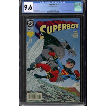Superboy #9 CGC 9.6 (W) *3764206004*