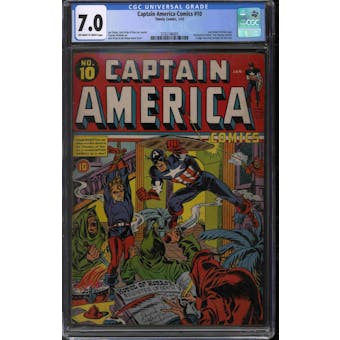 Captain America Comics #10 CGC 7.0 (OW-W) *3783746005*