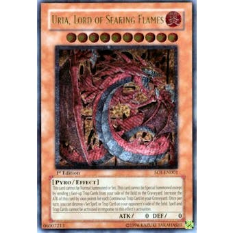 Yu-Gi-Oh Shadow Of Infinity 1st Edition Single Uria, Lord Of Searing Flames Ultimate