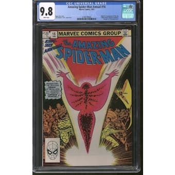 Amazing Spider-Man Annual #16 CGC 9.8 (W) *3796199008*