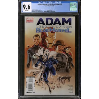 Adam: Legend of the Blue Marvel #2 CGC 9.6 (W) *3796382001*