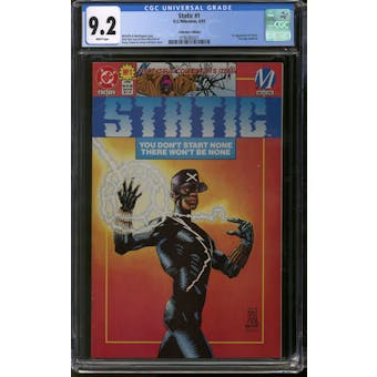 Static #1 CGC 9.2 (W) Collector's Edition *3796382021*