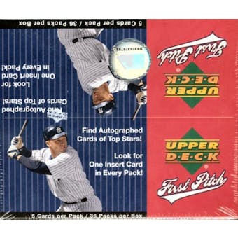 2006 Upper Deck First Pitch Baseball 36 Pack Box