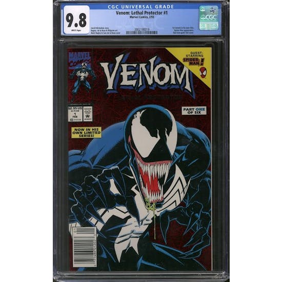 Venom: Lethal Protector #1 CGC 9.8 (W) Newsstand Edition *3802198019*