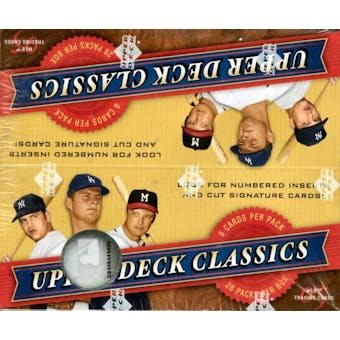2005 Upper Deck Classics Baseball 28-Pack Box